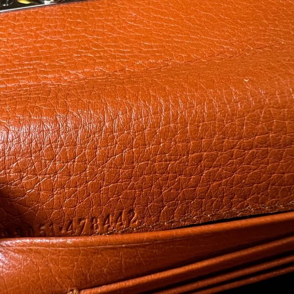 GUCCI Bamboo Accent Long Continental Leather Wallet - Picture 5 of 13